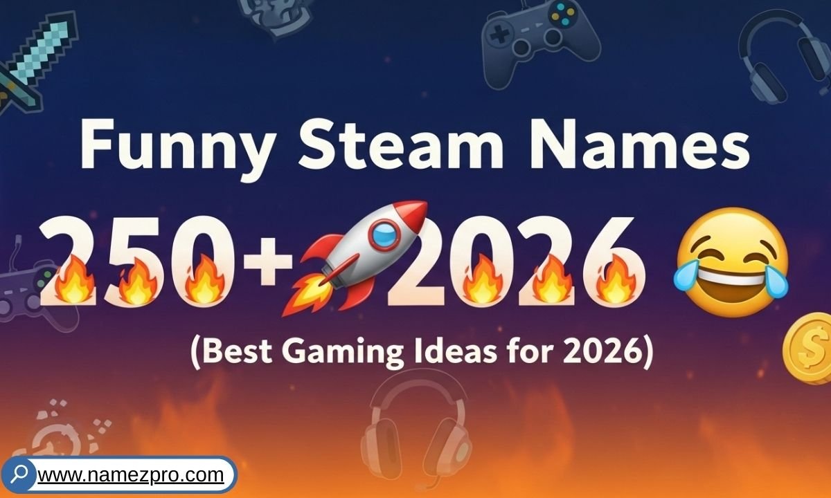 250+ Funny Steam Names list for 2026 – best hilarious, cool, and savage gaming username ideas for Steam profiles