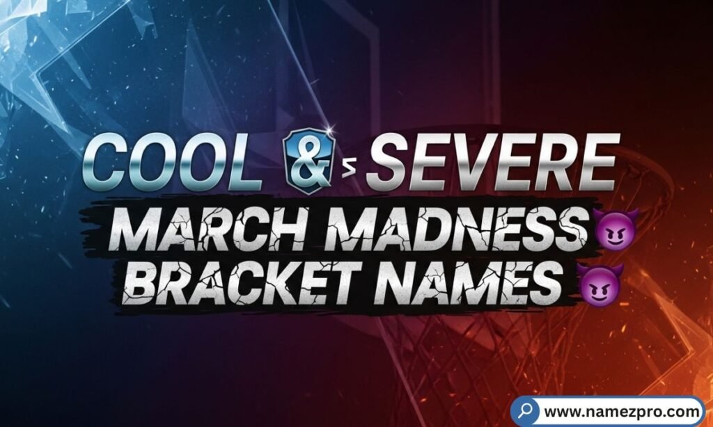 Cool and savage March Madness bracket names 2026 — intimidating NCAA tournament team name ideas that dominate every bracket pool
