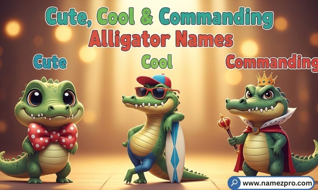 Cute, cool, and commanding alligator names with vibes ranging from adorable pet names to powerful gator identities 2026

