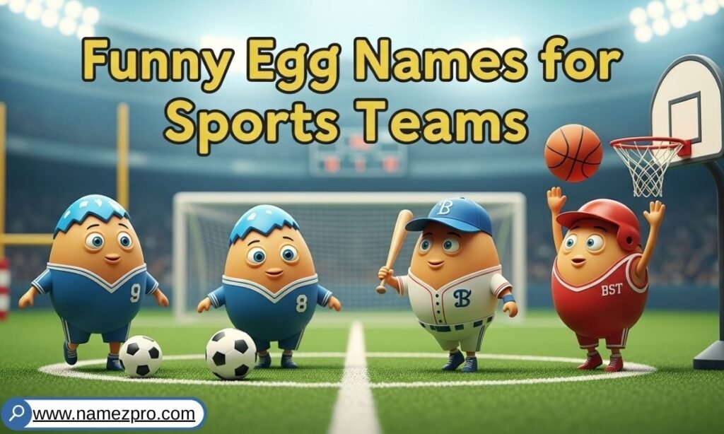 “Funny egg names for sports teams – creative and humorous egg-themed team name ideas ⚽🥚😂”