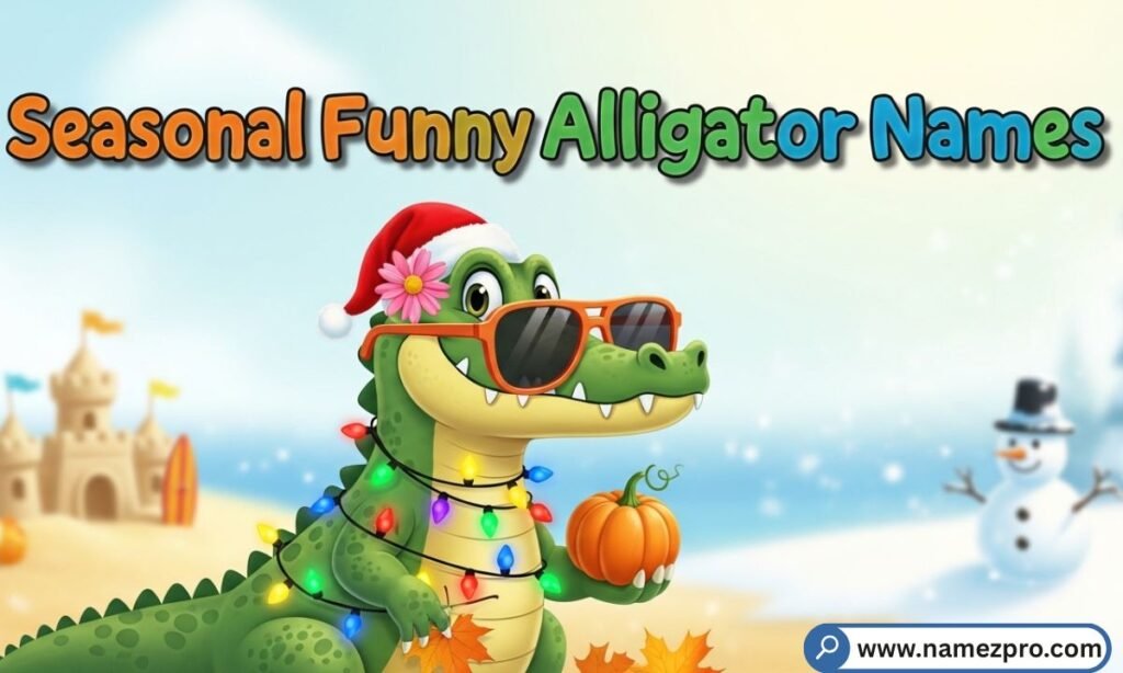 Seasonal funny alligator names for every holiday including Halloween, Christmas, and Valentine's Day gator name ideas 2026
