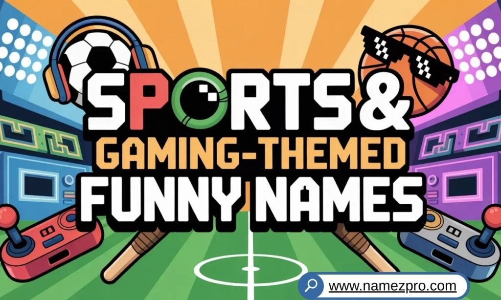 Sports and gaming-themed Funny Jackbox Names for 2026 – hilarious, sporty, and gamer-style usernames for Jackbox Party Pack, gaming nights, and friends.