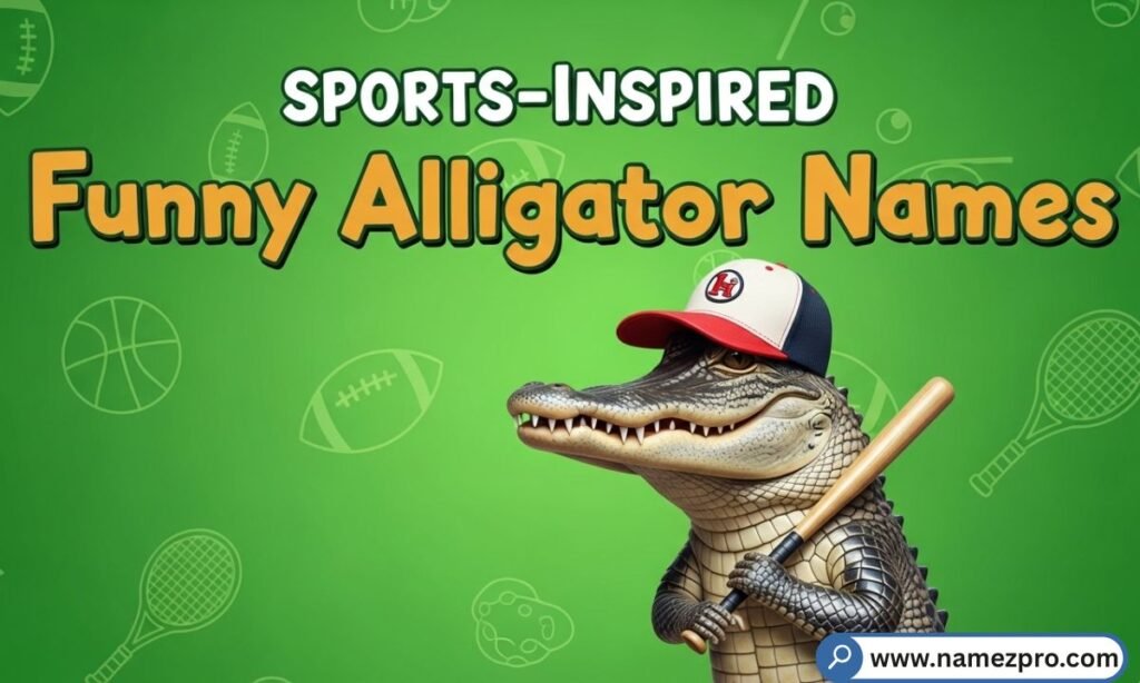 Sports-inspired funny alligator names for teams and mascots including cool gator team names and reptile squad identities 2026
