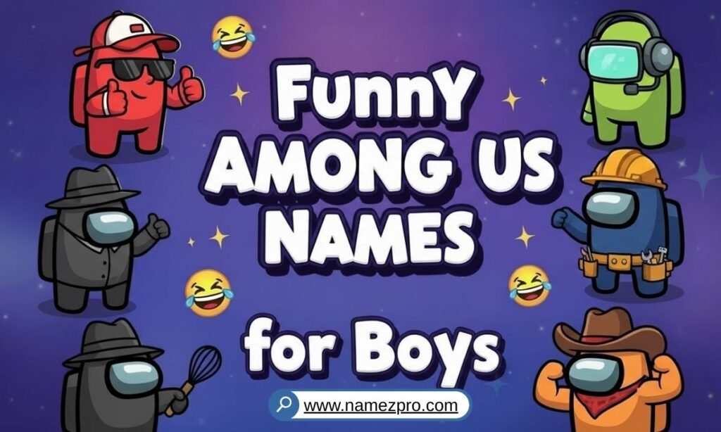 Funny Among Us Names for Boys 2026 โ Hilarious, cool, and creative Among Us usernames for boys to troll friends and stand out in every lobby