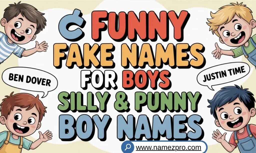 π¦ funny fake names for boys with silly, creative, and hilarious name ideas for pranks, gaming, and online profiles