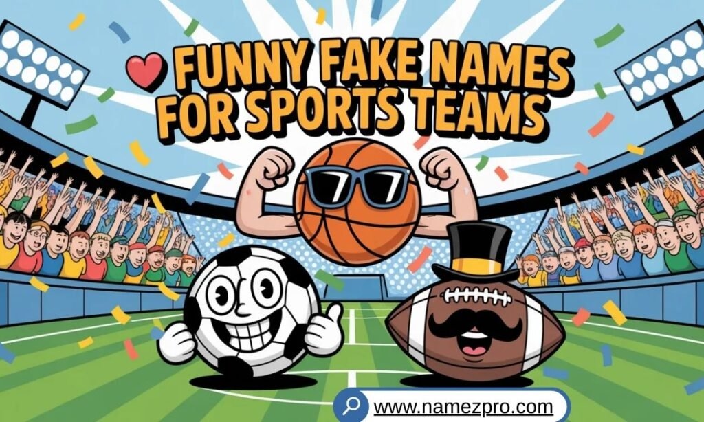 β½ funny fake names for sports teams with creative, pun-filled, and hilarious team name ideas for leagues and tournaments