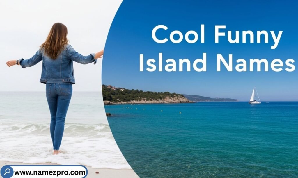 Cool Funny Island Names list featuring unique, hilarious, trendy, and creative island name ideas for gaming, Animal Crossing, and team names