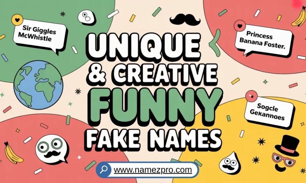 🌍 unique and creative funny fake names with clever, original, and hilarious aliases for gaming, social media, and prank accounts