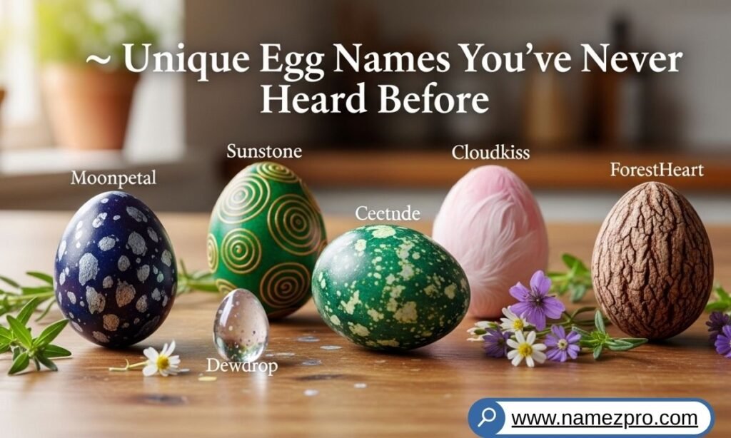 “Unique egg names you’ve never heard before – creative and rare egg name ideas for fun and humor 🥚✨”