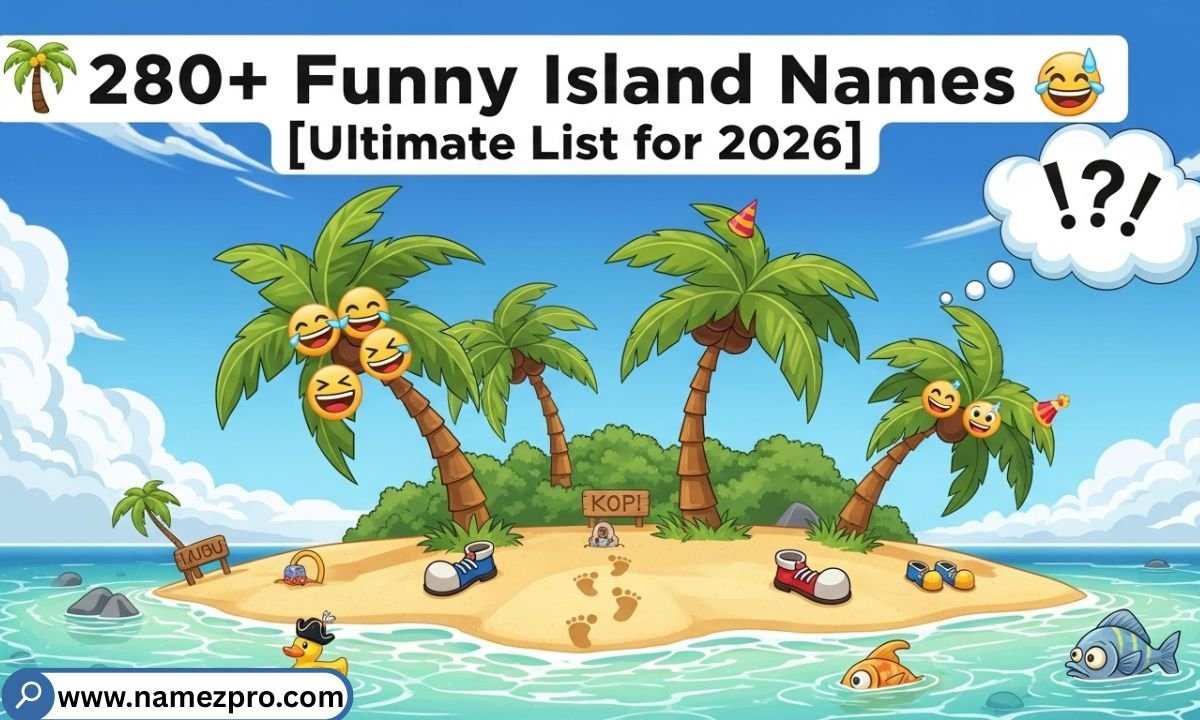🌴 280+ Funny Island Names 😂 [Ultimate List for 2026]