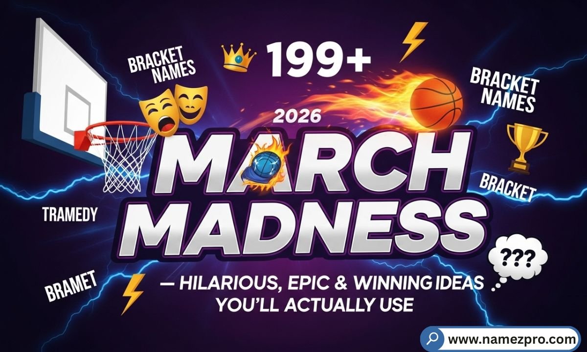 March Madness bracket names 2026 — funny, epic, and winning fantasy basketball team name ideas