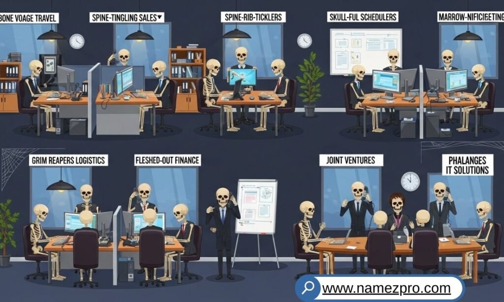 “Funny skeleton names for office teams with humorous, creative, and memorable skeleton-names for workplace groups and corporate fun”