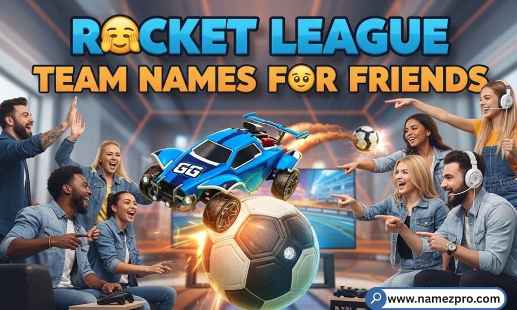 Rocket League team names for friends – funny and cool RL squad name ideas for best friends gaming teams