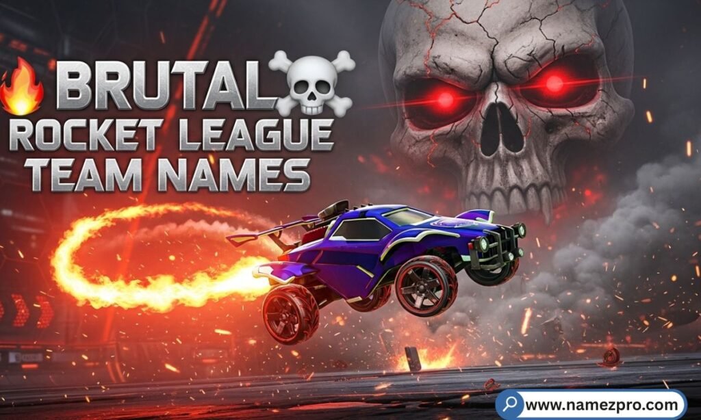 Brutal Rocket League team names list – savage RL clan name ideas, aggressive esports squad names for competitive gaming