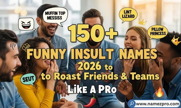 Funny Insult Names 2026 list to roast friends and teams with hilarious nicknames for gaming, sports, office banter, and group chats