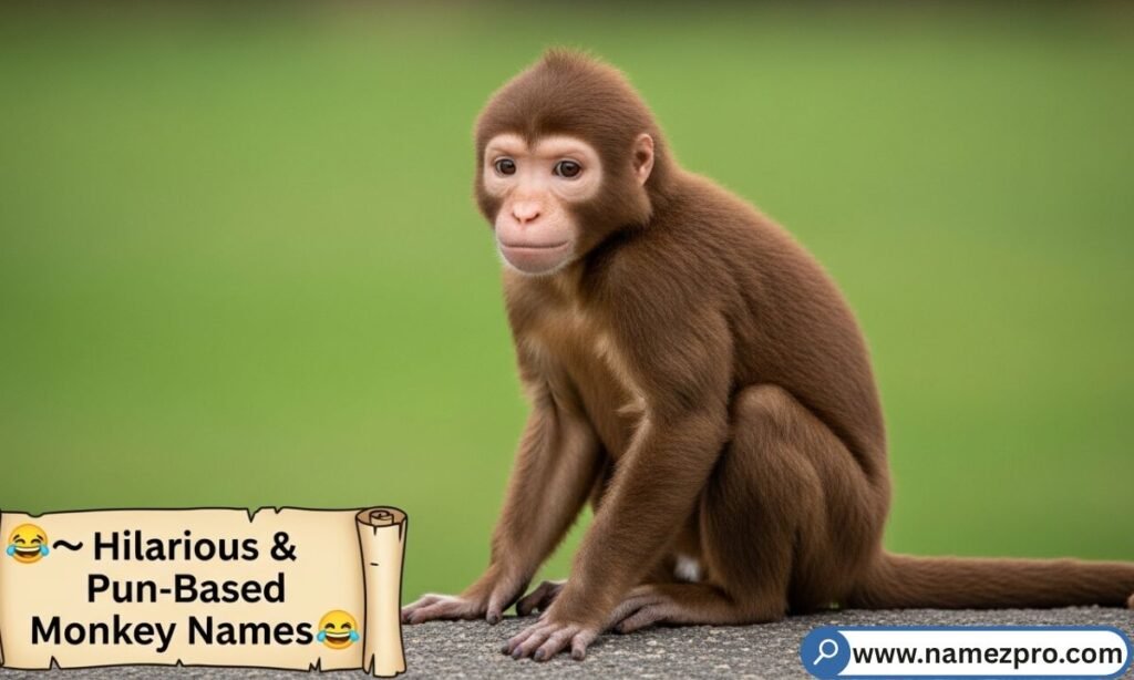 Hilarious pun-based monkey names – funny monkey names with clever puns and wordplay ideas 🐵🍌