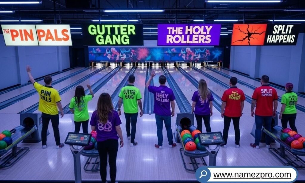 Cool Bowling Team Names list with creative, powerful, and competitive team name ideas for leagues and tournaments