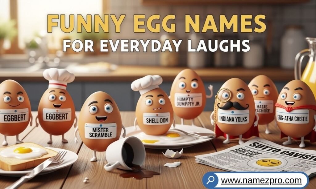 “Funny egg names for everyday laughs – cute and hilarious egg name ideas for fun and entertainment 🥚😂”