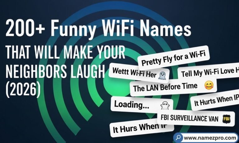 Funny WiFi names list 2026 - hilarious and creative WiFi network name ideas