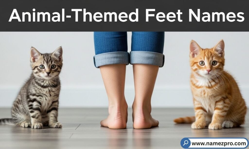 animal themed feet names tiger toes wolf walkers panda paws creative foot nicknames 2026
