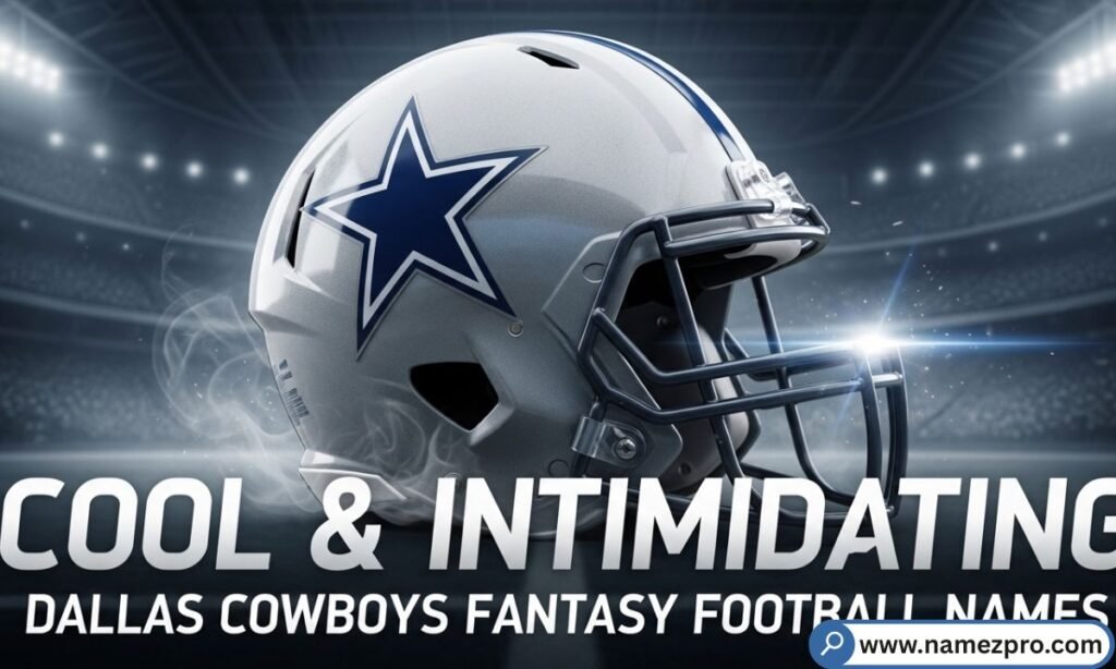 
Cool and intimidating Dallas Cowboys fantasy football names 2026 — Lone Star and Blue Star team name ideas for competitive leagues.