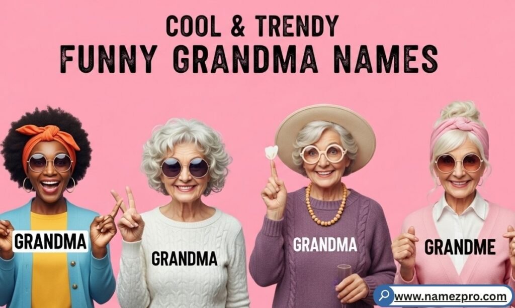 Cool and trendy funny grandma names – modern, stylish, and hilarious grandma nickname ideas for 2026.
