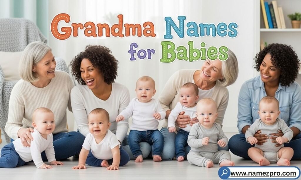 Grandma names for babies – cute, funny, and lovable nicknames perfect for grandmas and little ones.