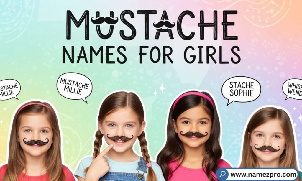 A stylish woman confidently showcasing a subtle, groomed lip shadow featuring funny mustache names for girls.