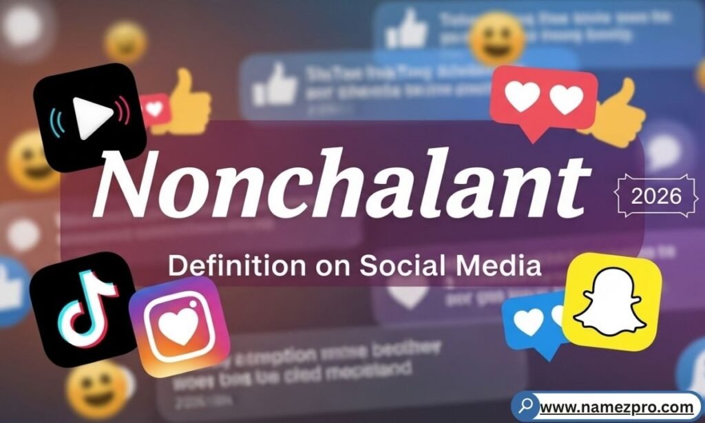 Nonchalant definition on social media —
TikTok Instagram Snapchat trends and
nonchalant era explained 2026