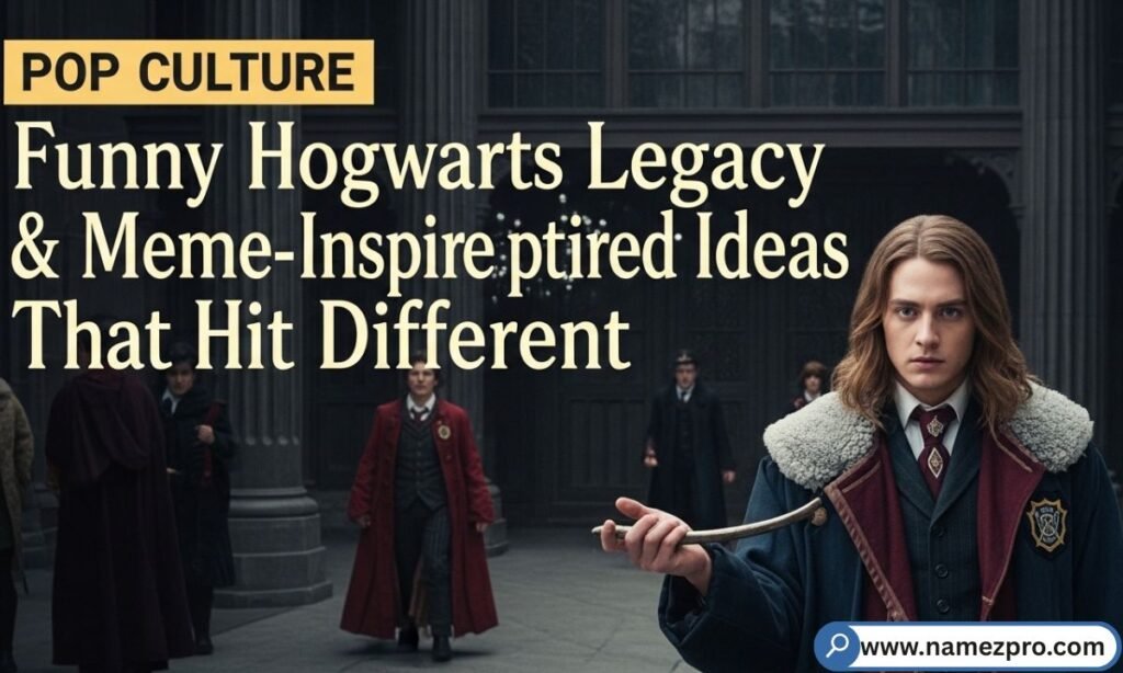 Wizard character surrounded by pop culture icons including movie posters and gaming controllers