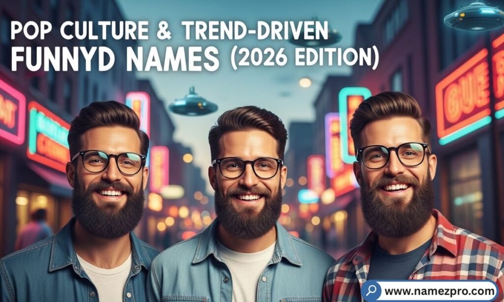Pop Culture & Trend-Driven Funny Beard Names with creative facial hair inspired by movies, games, and celebrities.
