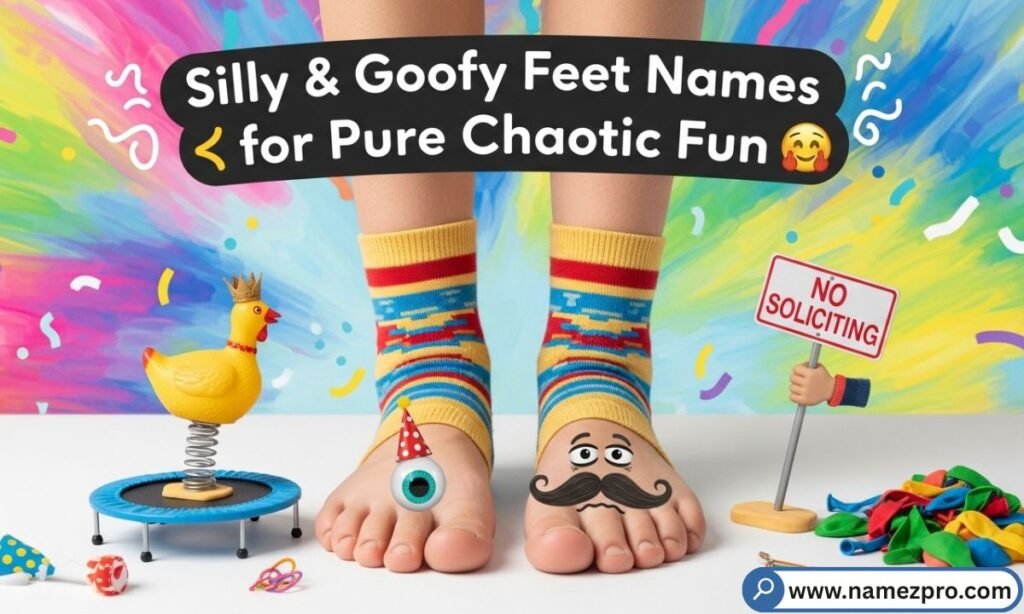 silly feet names goofy foot nicknames chaotic funny toe names playful list 2026

