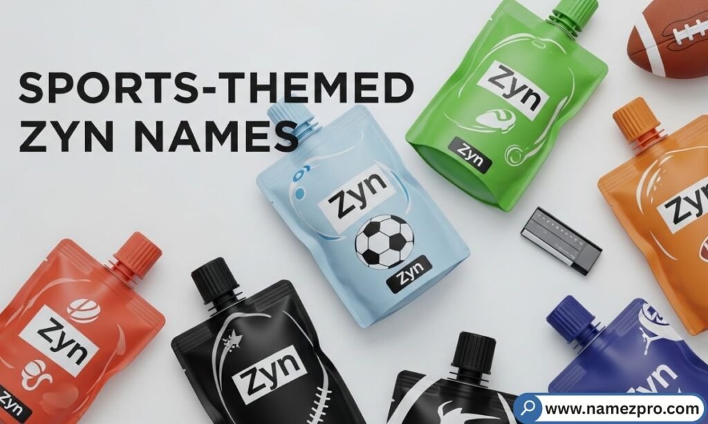 Sports-themed Zyn names list — funny athletic Zyn nicknames perfect for fantasy leagues in 2026