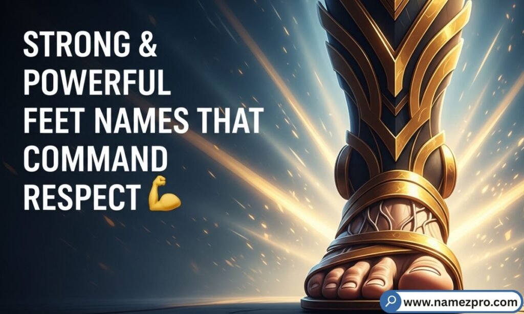 powerful feet names strong foot nicknames commanding toe names warrior feet list 2026

