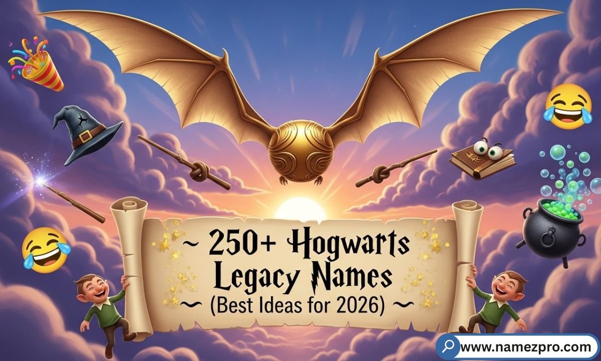 🎉 250+ Funny Hogwarts Legacy Names (Best Ideas for 2026) 🪄😂