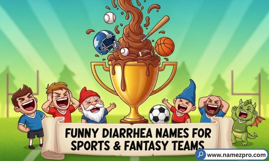 funny diarrhea names for sports and fantasy teams 2026 hilarious fantasy football squad names
