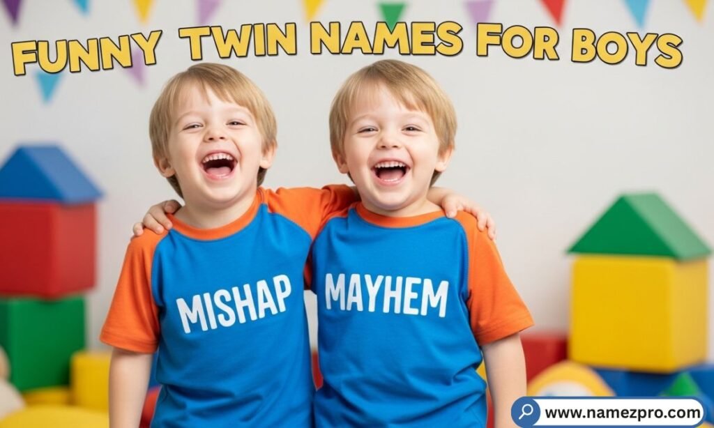 Funny twin names for boys — hilarious and creative matching boy twin baby name ideas for 2026
