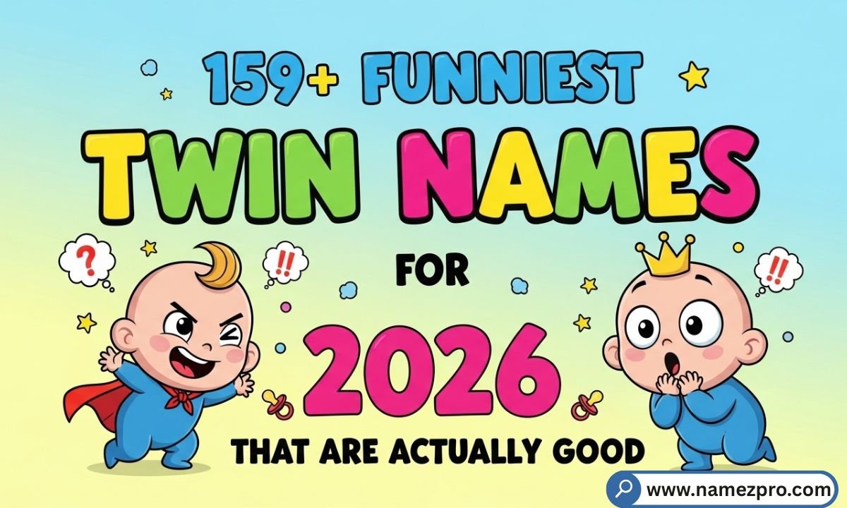 Funny twin names list 2026 — creative, hilarious, and cute matching name ideas for twin babies