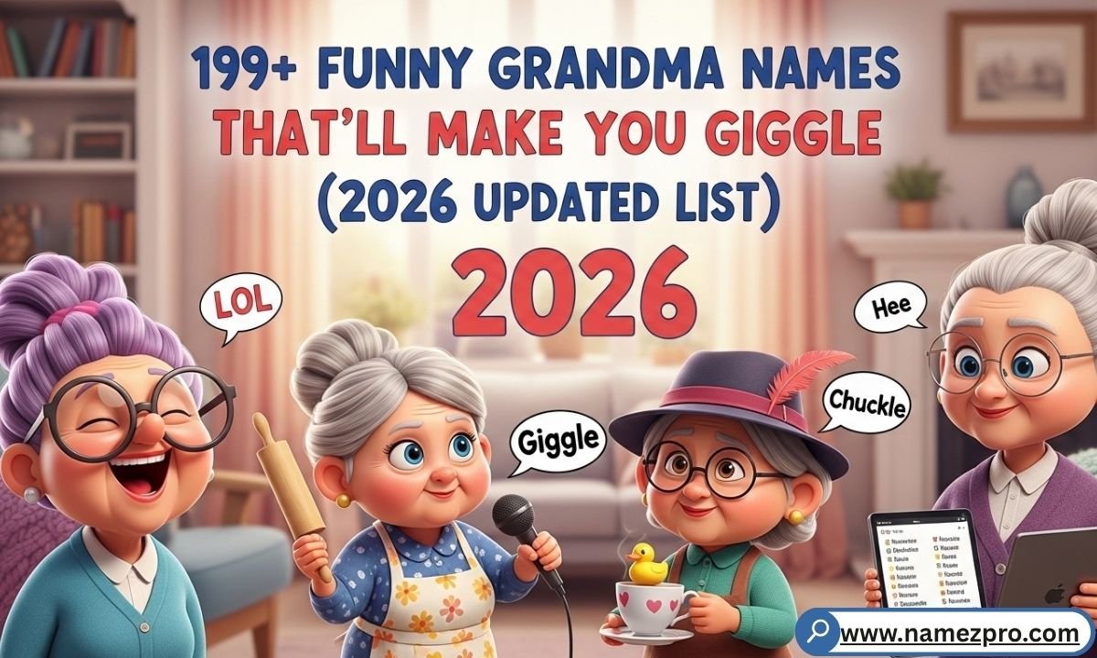 😂 199+ Funny Grandma Names That’ll Make You Giggle (2026 Updated List)