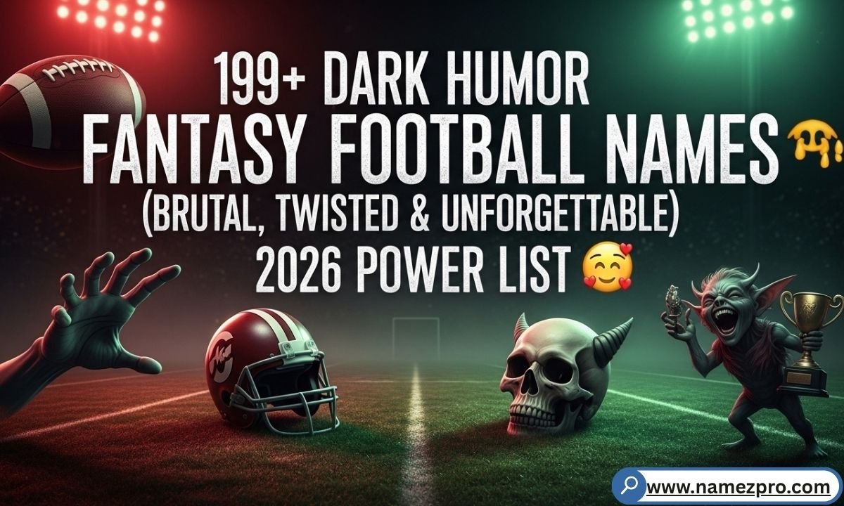 199+ Dark Humor Fantasy Football Names (Brutal, Twisted & Unforgettable) 2026 Power List 😈🏈