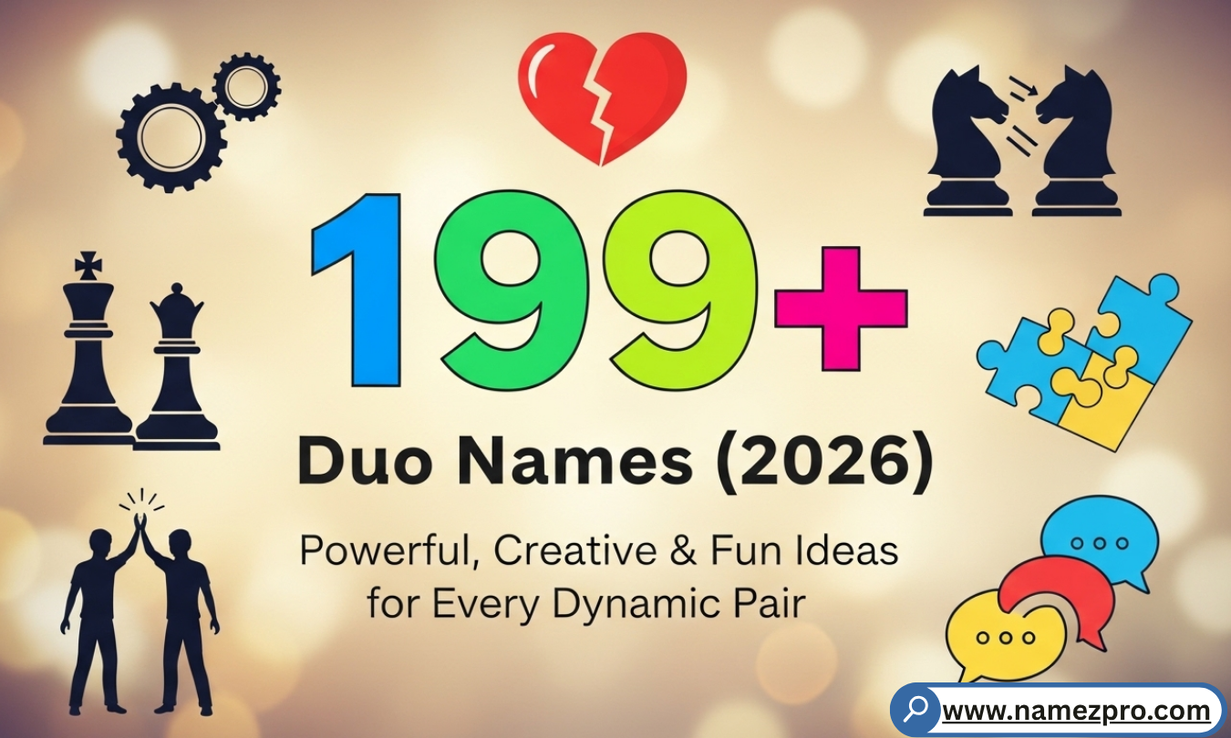 199+ creative duo names for dynamic pairs in 2026 powerful & fun ideas