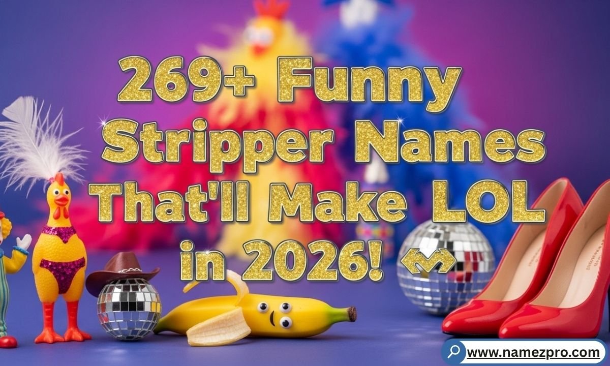 Funny stripper names list 2026 with hilarious stage name ideas for parties and costumes