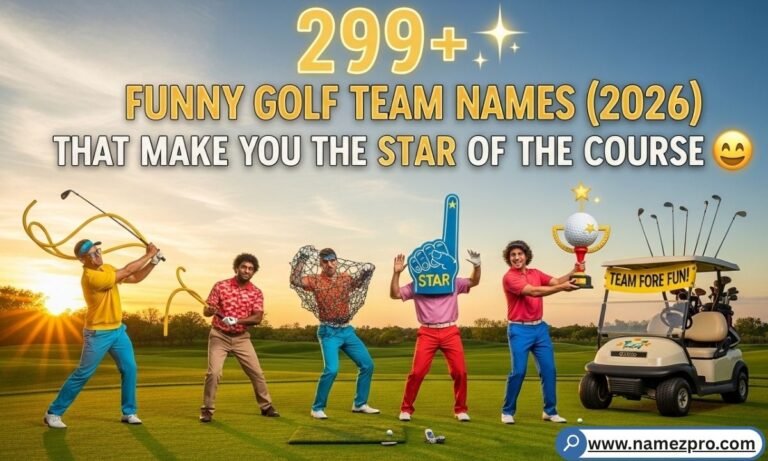 299+ funny golf team names 2026 for star of course
