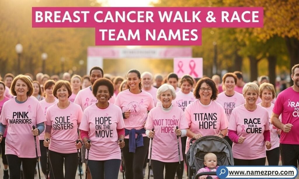Close-up of pink running shoes on an asphalt road with a blurred finish line.
