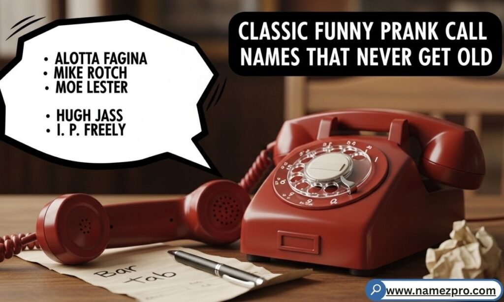 Retro telephone icon for legendary phone puns like Anita Bath and Al Beback.