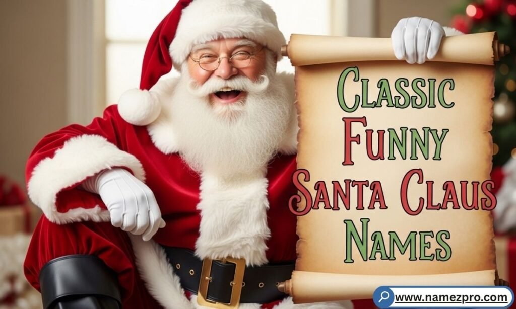 Classic funny Santa Claus names timeless crowd-pleasers list