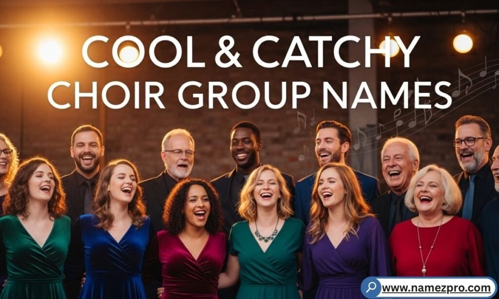Cool and catchy choir group names list 2026 with modern, unique and creative choir name ideas for every ensemble