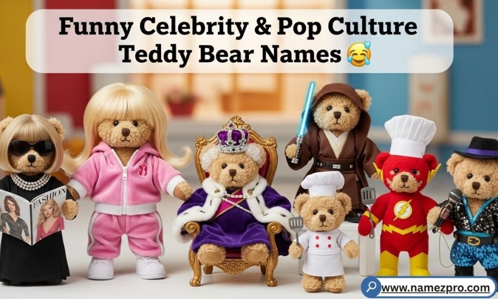 A stylish toy bear wearing a tiny feather boa and sunglasses, mimicking a famous music icon on stage.