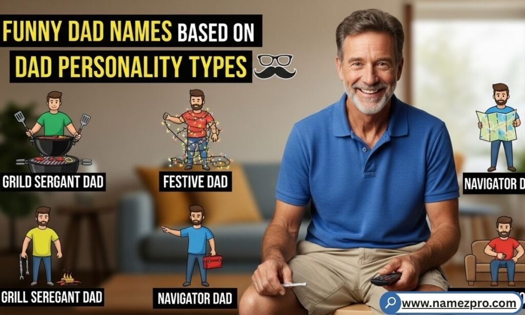 funny dad names by personality type Grillmaster Flash CEO of Naps