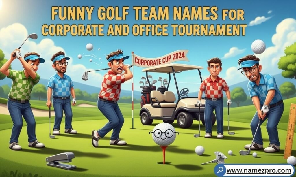 Funny corporate golf team names for office tournaments